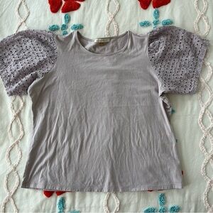 downeast outfitters lilac blouse